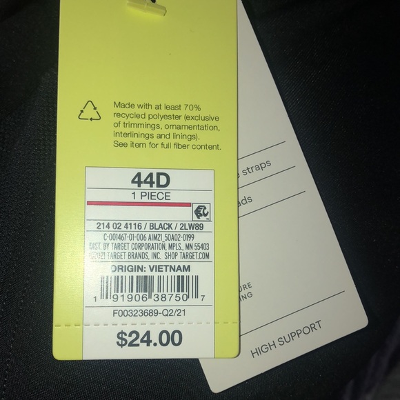 All in Motion Women's High Support Convertible Strap Bra - Picture 3 of 6